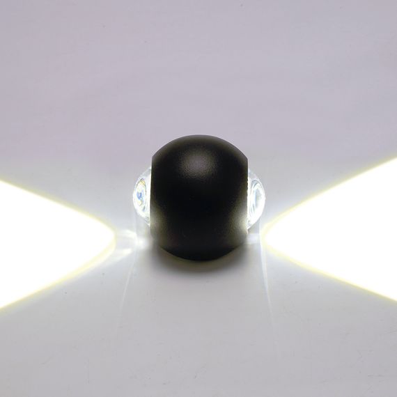 Светодиодный светильник стационарный Feron AL51 2*1W 4000K черный 51130