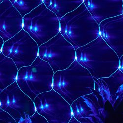 ULD-N2520-240-DTA BLUE IP20 Сетка светодиодная с контроллером. 240 светодиодов. 2.5х2 м. синяя. IP20. провод прозрачный