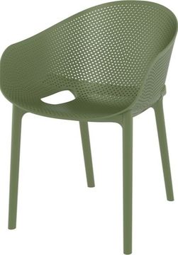 Кресло пластиковое Sky Pro зеленое