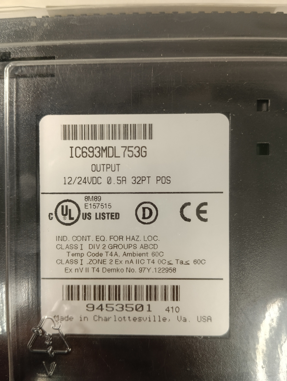 Fanuc IC693MDL753G новое