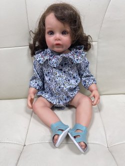 Уценка. Кукла Реборн виниловая 55см