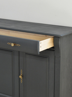 Комод, 180х42х85, Susanna, с ящиками, для одежды, под телевизор, деревянный, серый, Dipriz