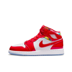 Кроссовки Air Jordan 1 Mid Barcelona Sweater Red Patent