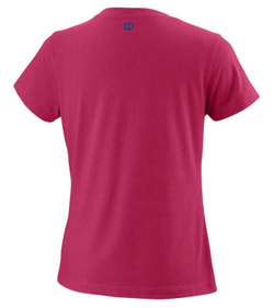 Футболка для девочки теннисная Wilson Tabby Tech Tee G - granita