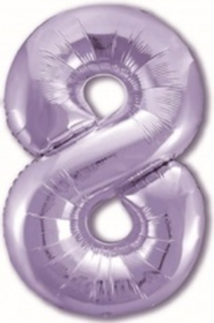 Р Цифра 8 Slim Сиреневый (40''/102 см)