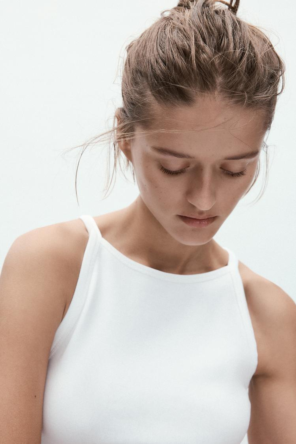 ZARA ТОП, БЕЛЫЙ