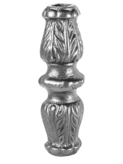 Кованый элемент Вставка в балясину, 121x40, кв:17 вес: 0.296 кг.