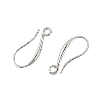 "Zlatka" Швензы FMK-H02 21 х 8 мм 2 шт под серебро