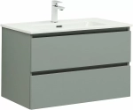 Тумба с раковиной Aquanet Вега 2.0 337961/254364 80 мисти грин