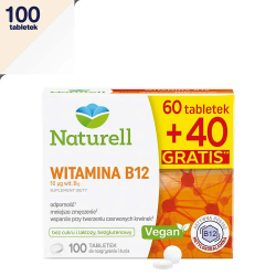 Диетическая добавка Naturell Vitamin B12, 100 жевательных таблеток
