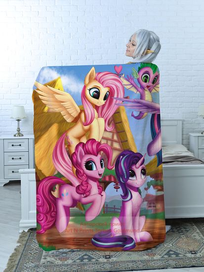 Плед Пони арт. 119 (флис), 150х130 и 200х140 см