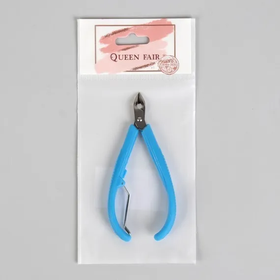 Кусачки маникюрные для кутикулы, 10 см, длина лезвия - 8 мм, цвет МИКС