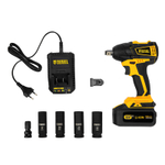 Гайковерт ударный аккумуляторный бесщет CIW-IB-300, Li-ion, 18В, 300Нм Denzel