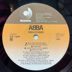 Винтажная виниловая пластинка LP ABBA АББА Voulez Vous (Japan 1979) (Obi) I Have A Dream