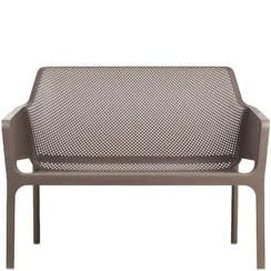 Уличный пластиковый диван Net Bench тортора