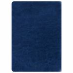 Тетрадь 60 л. в линию обложка гладкий кожзам, сшивка, B5 (179х250мм), ТЕМНО-СИНИЙ, BRAUBERG VIVA, 403902