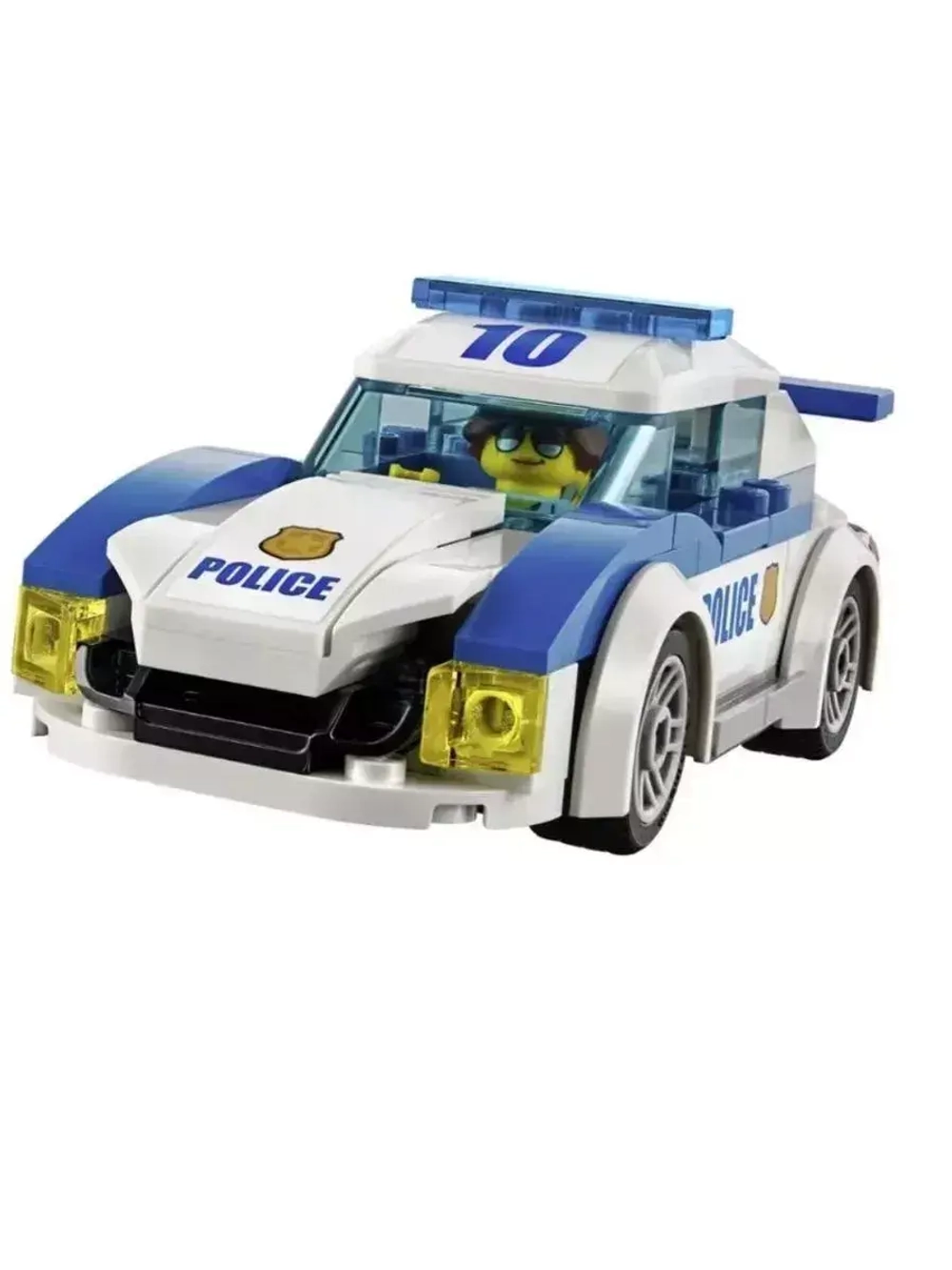 Конструктор Сити Полицейский участок 1078 деталей