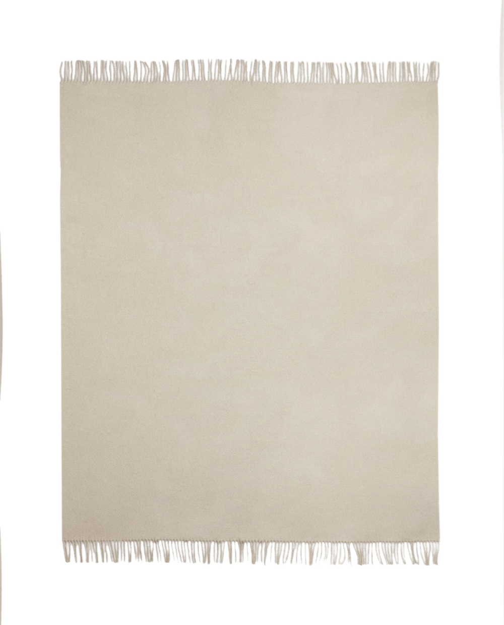Zara Home плед из хлопка, экрю, 130x170 см