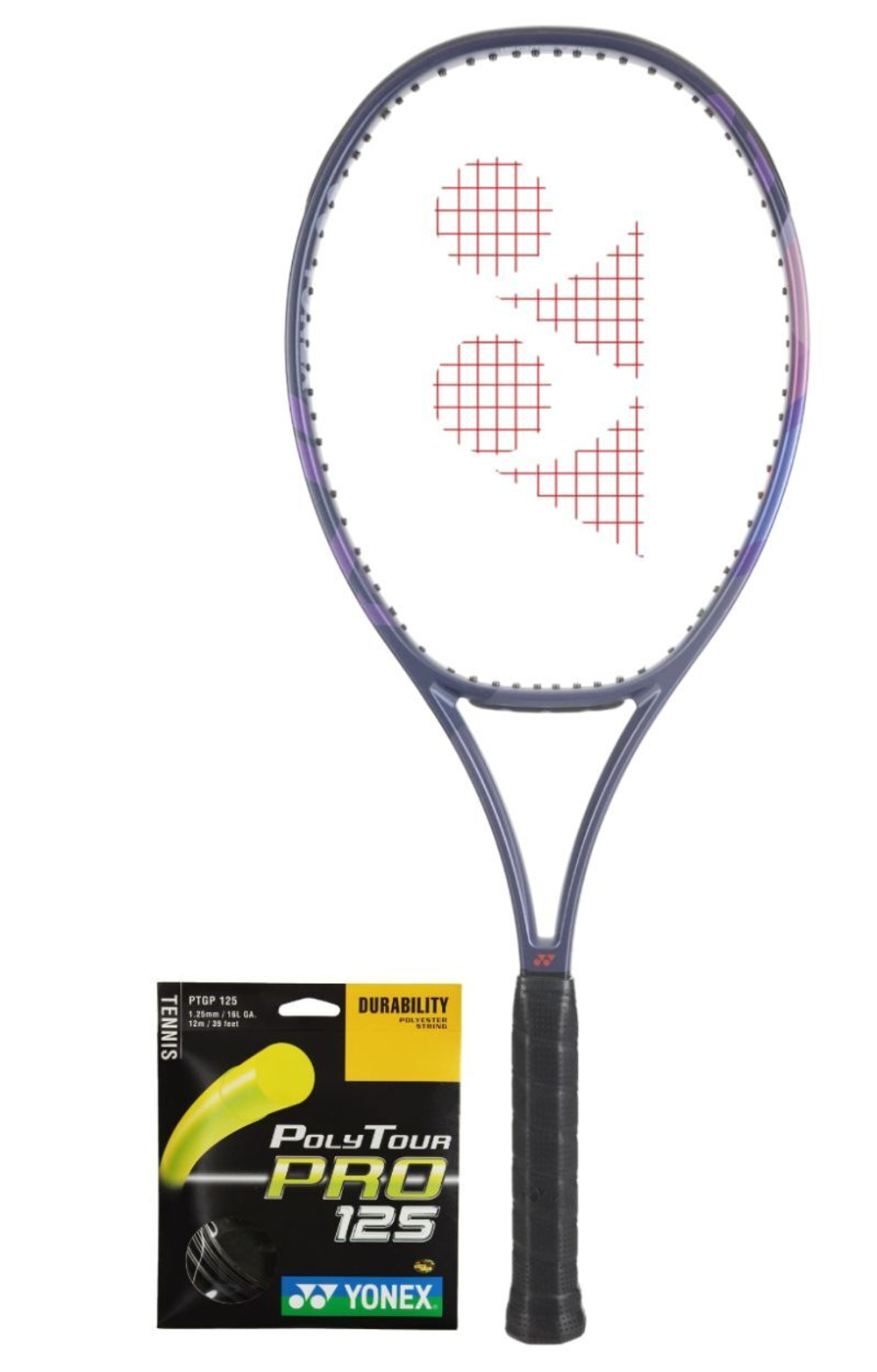 Теннисная ракетка Yonex Percept 100L - midnight navy + струны