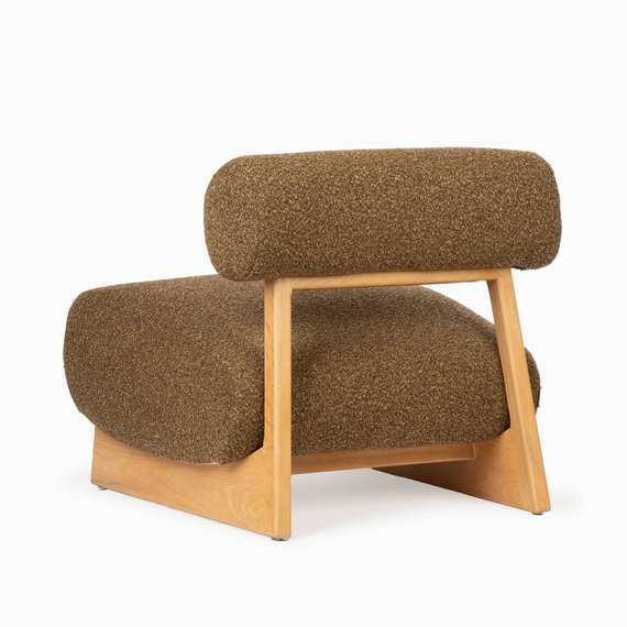 Лаунж-кресло Mortise коричневое