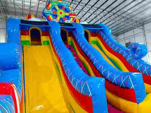 Коммерческий надувной батут «Парк развлечений», 14x6x7 м.