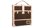 LOUIS VUITTON NEO Coated Canvas Portable Briefcase Women"s Pink/Brown