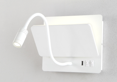 Настенный светодиодный светильник Crystal Lux DUO AP9W LED WH