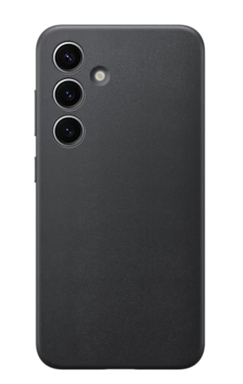 Чехол из веганской кожи для Galaxy S24 + ( Черный)