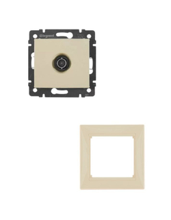 Legrand розетка 4329 TV с рамкой 1 с/к