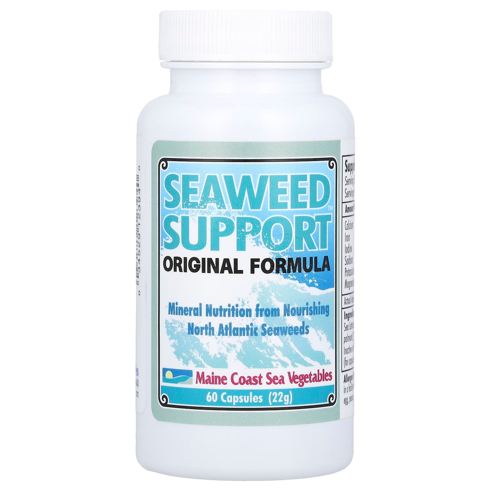 Maine Coast Sea Vegetables, морские водоросли, оригинальная формула, 60 капсул