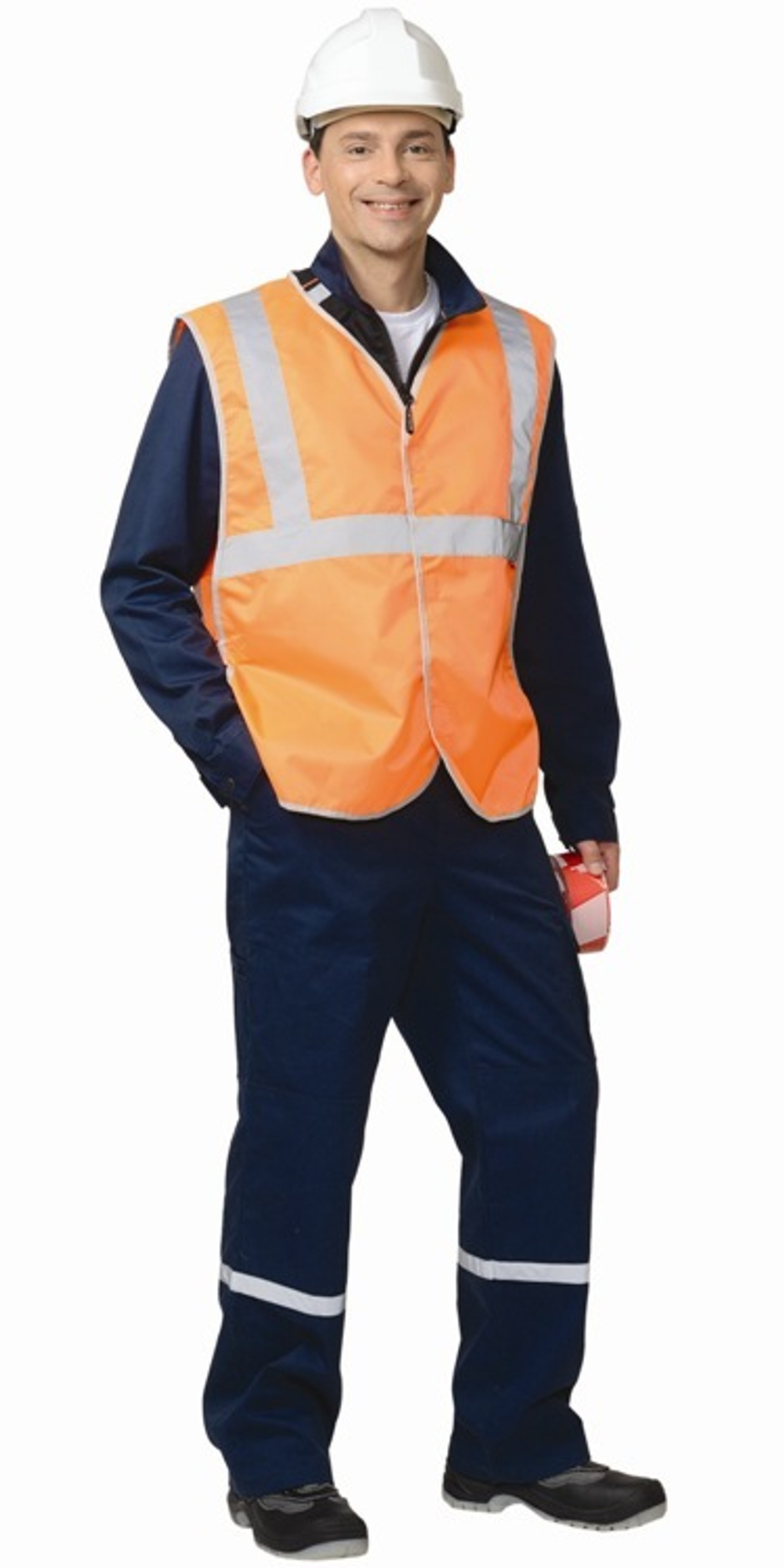 Жилет сигнальный универсальный с 3 СОП тк.Оксфорд