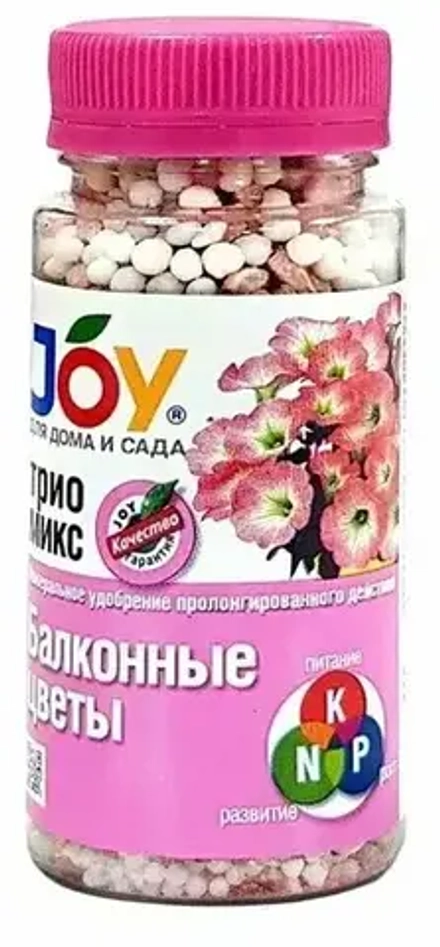 Минеральное удобрение для балконных цветов 100 гр Joy
