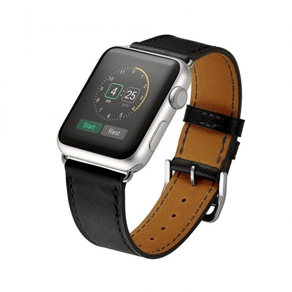 Ремешок из кожи для Apple Watch 42/44мм, 011841 Коричневый