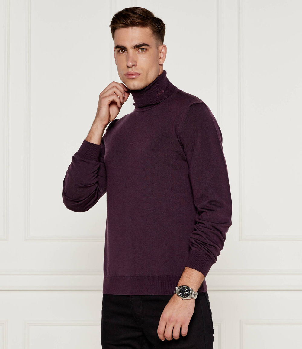 Шерстяной гольф San Thomas-M HUGO - фиолетовый(50474174)