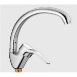 Смеситель для кухни 40к F4163-2 FRAP бок.ручка (выс.пов.излив, хром, п/гайку, латунь)