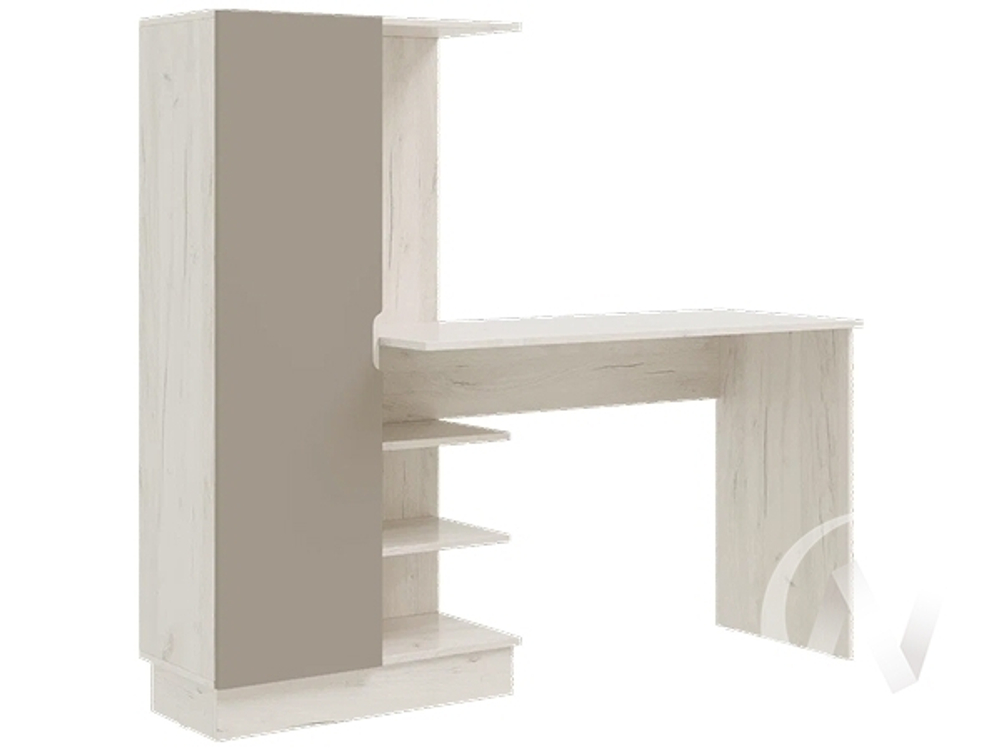 Компьютерный стол Детская Юниор-4 (дуб крафт белый/шарли мокко)