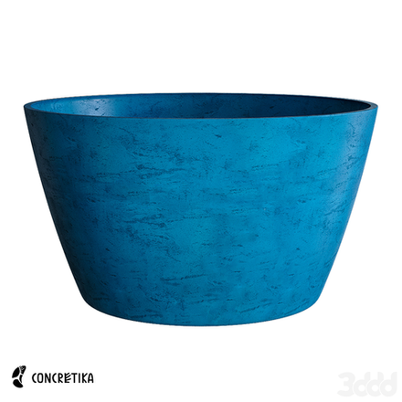 Кашпо BOWL COBALT BLUE D52 H29