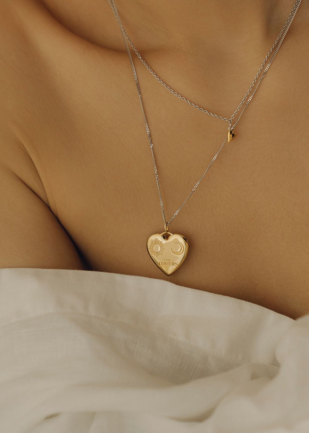 Подвеска Люби позолота La Lune