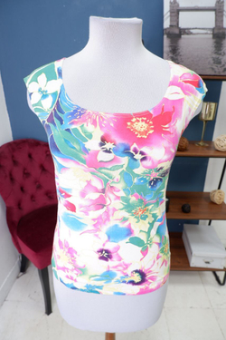 Топ летний с принтом 46-48 размер