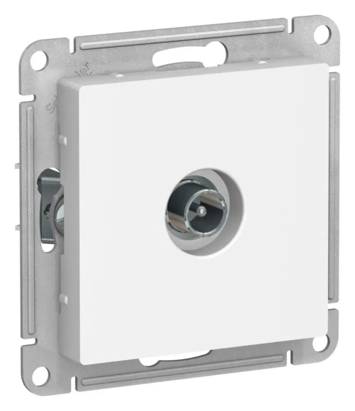 Atlas Desing TV Розетка оконечная 1дБ, механизм, Лотос