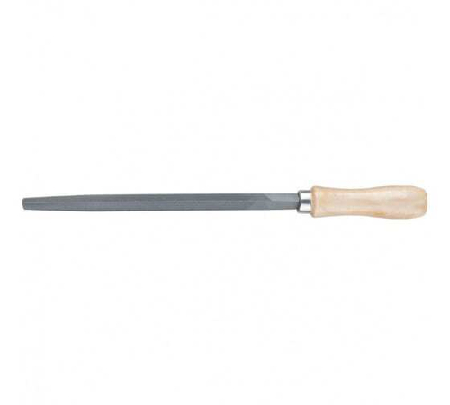 НАПИЛЬНИК СИБРТЕХ ТРЕХГРАННЫЙ ДЕРЕВ/РУЧКА 150ММ 16023