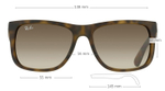 Ray Ban Justin RB 4165 710/13 / 55