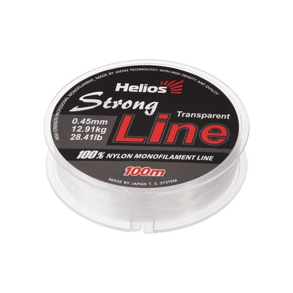 Леска Helios Strong Line Nylon Transparent 0,45mm/100 (HS-SLT-45/100)