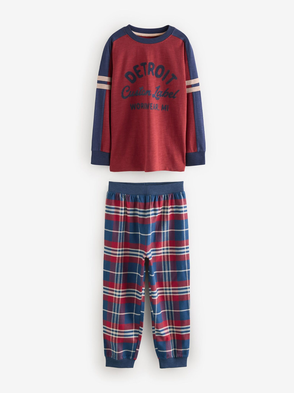 Пижама для мальчика Next K99-101, 2 шт., Бордовый, Синий