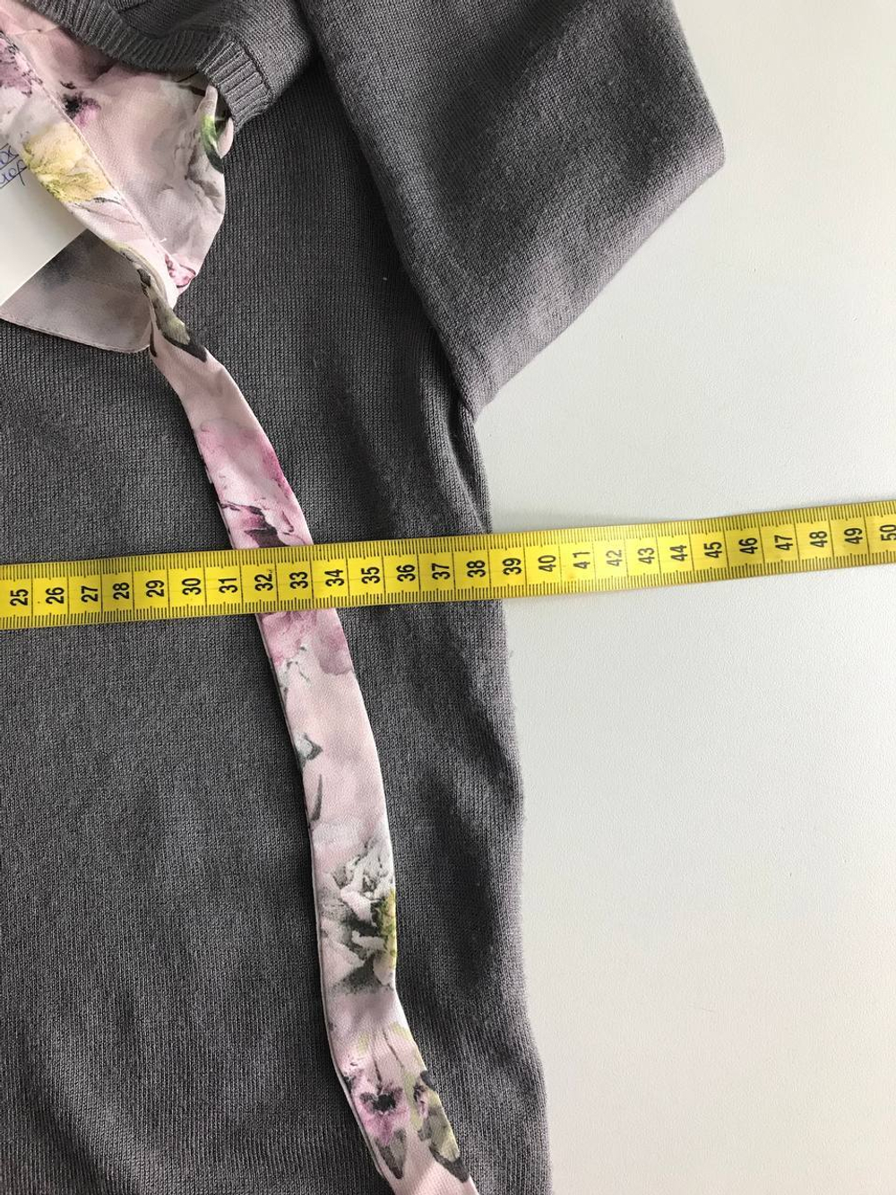 Джемпер Sela c красивым воротником, маркировка S, визуально на 44 размер