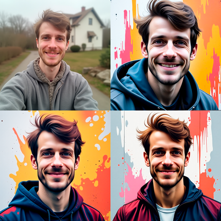 Аватарки в стиле граффити 156С мужские