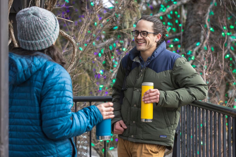 Термокружка Klean Kanteen TKWide Cafe Cap 20oz (592 мл) Sunset