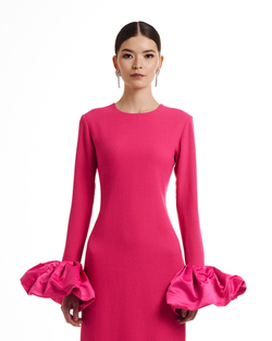 Платье SATURNA (Сатурна) МИДИ фуксия