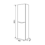 Пенал подвесной IDDIS Cloud, 40 см, белый, CLO40W0i97