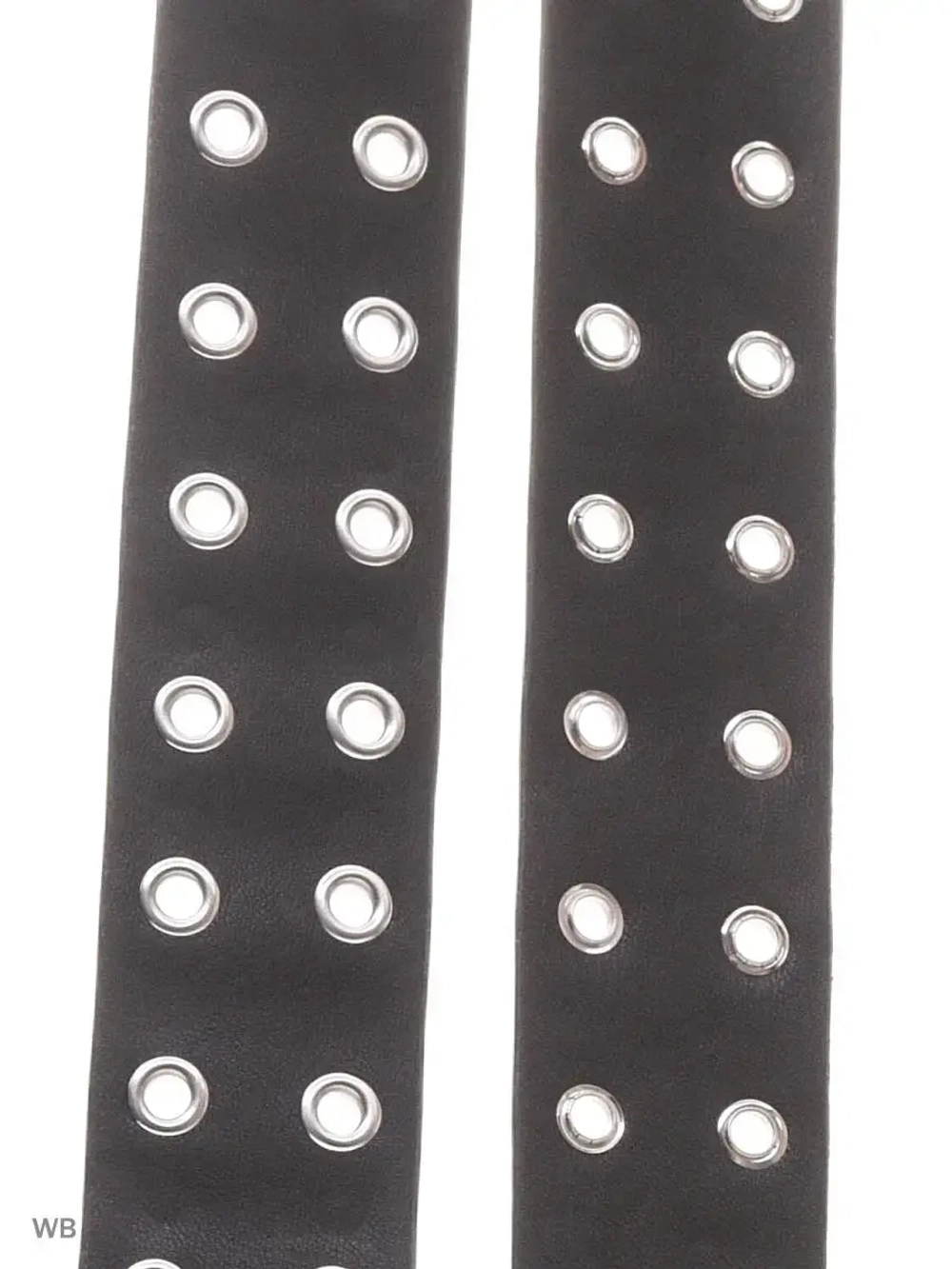 Ремень женский с двумя рядами люверсов